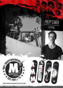 Philipp Schäfer Morphium skateboards Anzeige